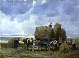 Julien Dupre Harvesters Loading the Cart